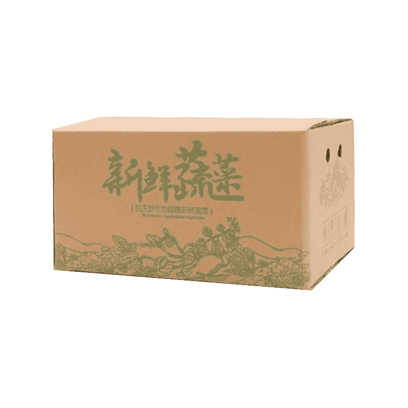 Krabice na balenie zeleniny z vlnitej lepenky