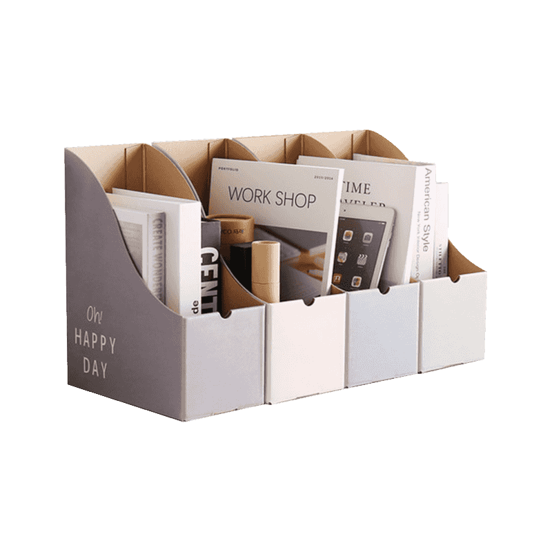 Úložné boxy na drobnosti z vlnitej lepenky