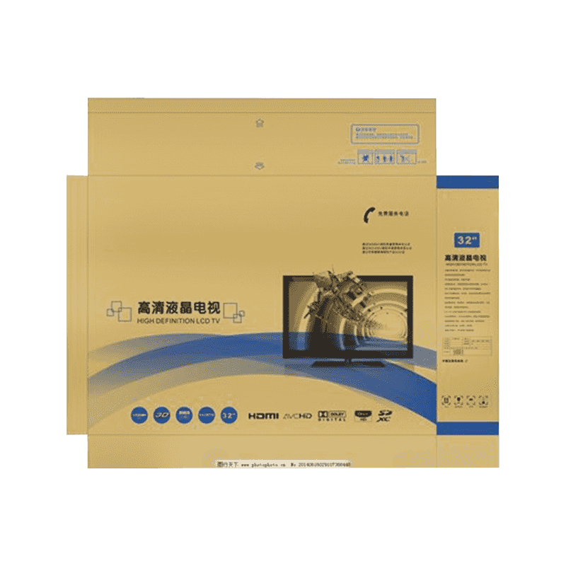 Vlnité televízne obalové škatule