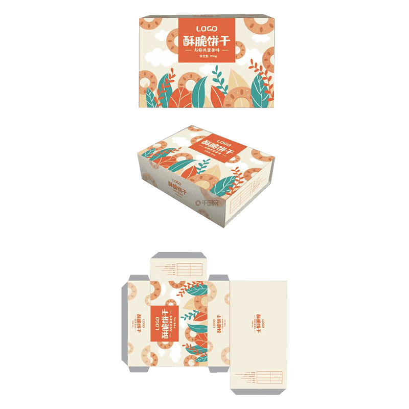 Krabice na balenie sušienok z vlnitej lepenky