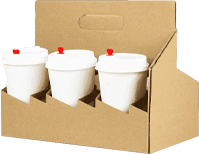 Krabice na balenie potravín z vlnitej lepenky