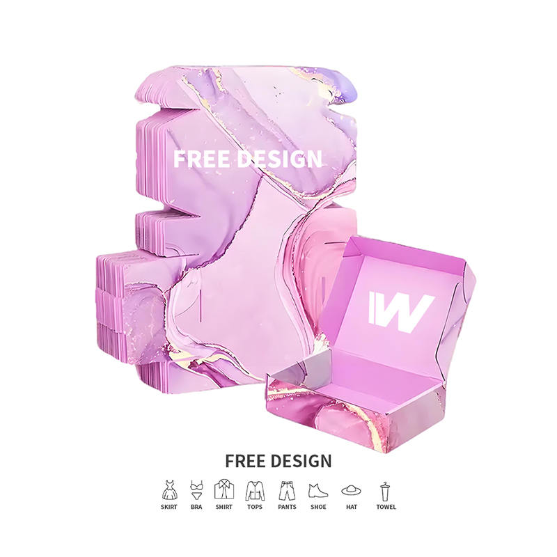 Fialové mramorové obaly na vlnité oblečenie