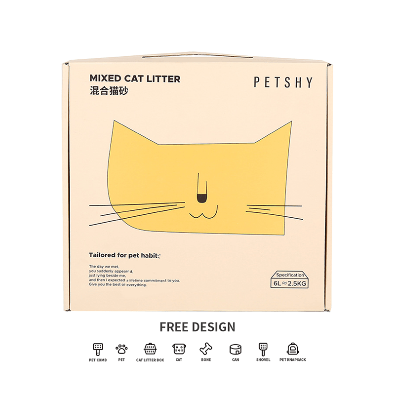 Baliace boxy z vlnitej podstielky pre mačky